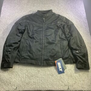 Bilt Techno 2 Mesh Womens Moto Jacket Black Armor Removable Liner Size 2XL NWT